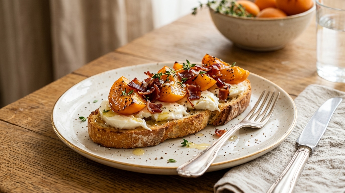 Oubliez La Bruschetta Tomate Basilic Cette Version Sucree Salee Aux Abricots Poeles Va Faire Fondre Vos Invites Cet Ete Featured