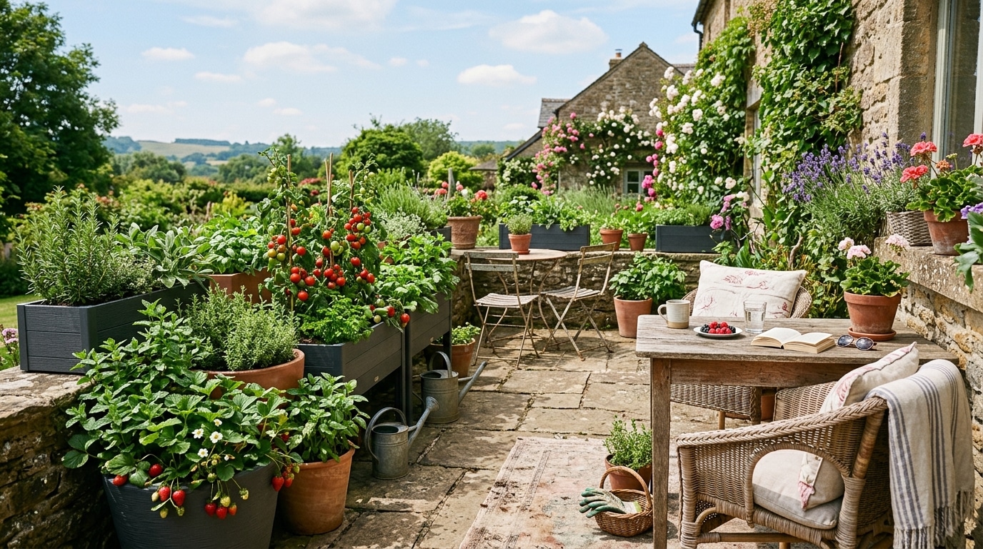 Plus Personne Ne Plante Un Grand Potager Au Fond Du Jardin Voici Ce Que Les Paysagistes Installent Pres De La Terrasse A La Place Et Cest Bien Plus Gourmand Featured