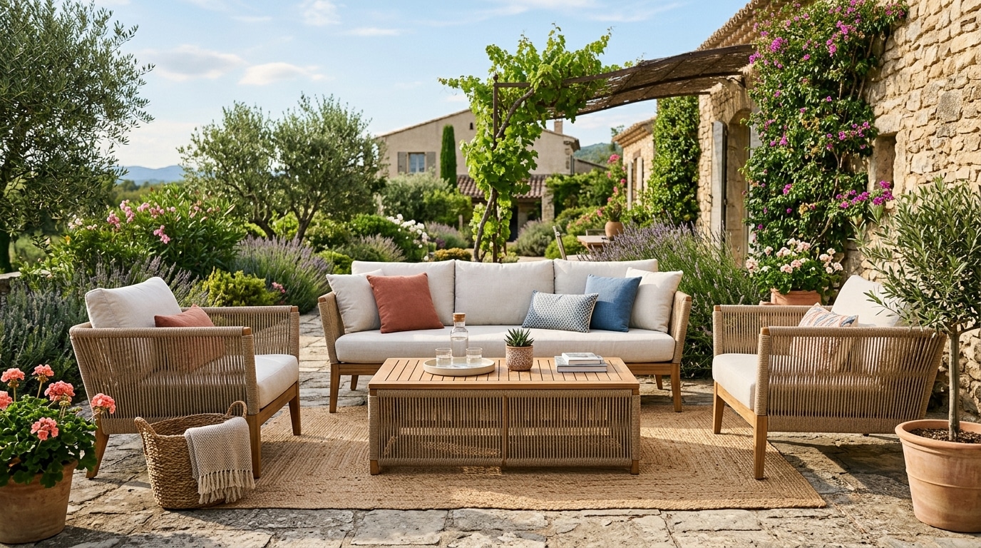 Plus Personne Ne Veut De Salon De Jardin En Resine Tressee Voici Le Materiau Qui Le Remplace Sur Toutes Les Terrasses En 2026 Featured