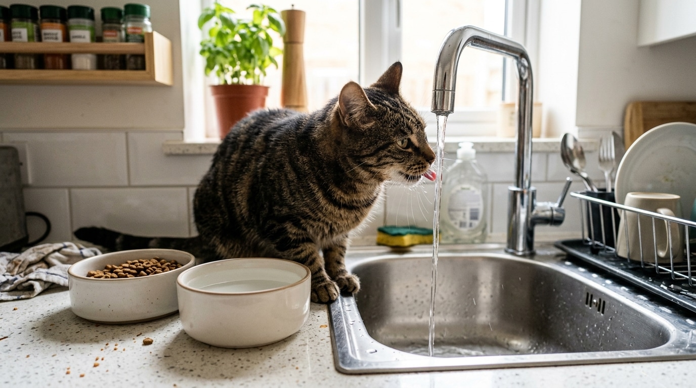 Votre Chat Reclame Le Robinet Et Boude Sa Gamelle Deau Pourtant Pleine Ce Nest Pas Pour Rien Featured
