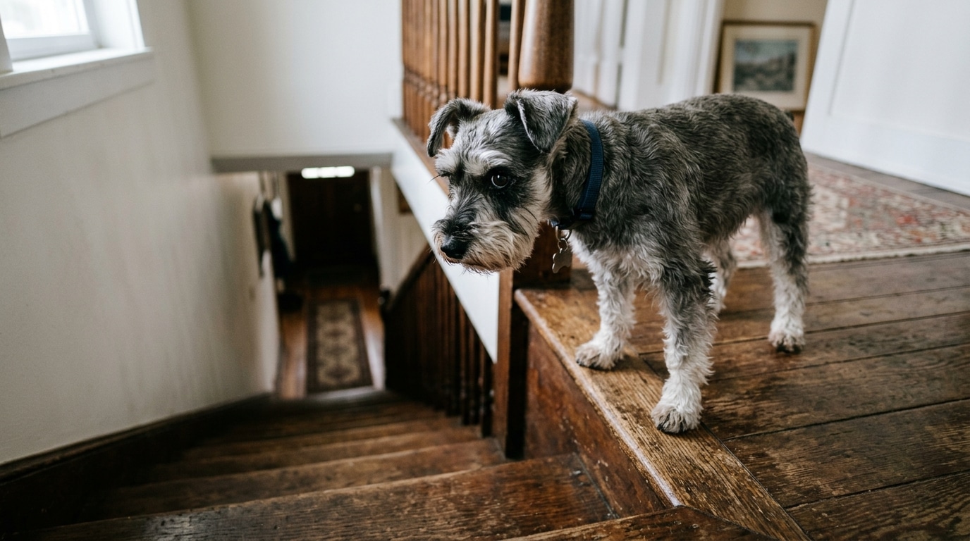Votre Chien Hesite Dans Lescalier Et Vous Mettez Ca Sur Lage Les Veterinaires Y Lisent Un Tout Autre Message Featured