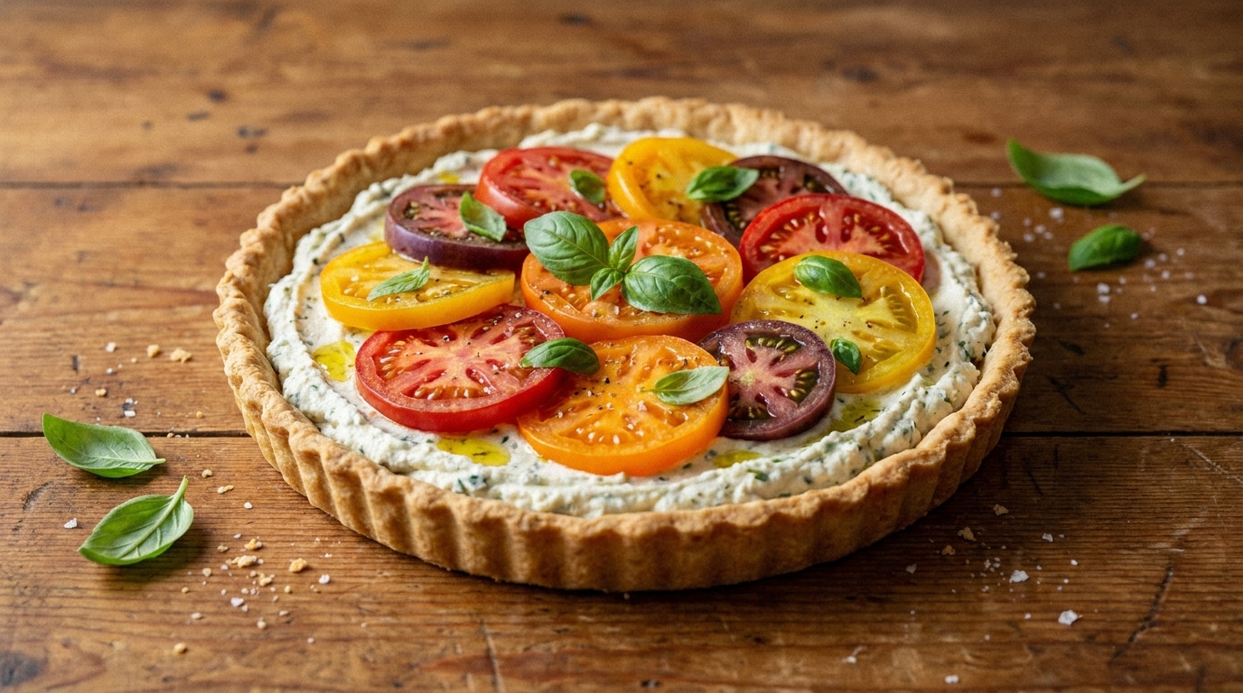 Cette Tarte Daout Va Remplacer Toutes Vos Tartes Aux Tomates Le Fond Cremeux Change Tout A La Premiere Bouchee Featured
