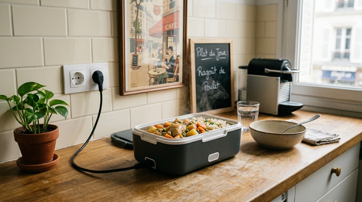 Elle Se Branche Sur Une Prise Et Chauffe Le Dejeuner En 30 Minutes La Lunch Box Fagor A 17 E Chez Auchan Featured