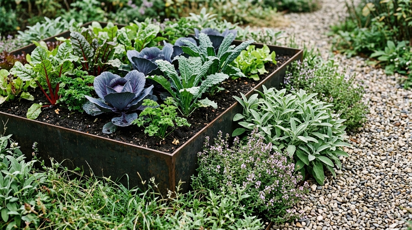 En 2026 Les Paysagistes Bordent Le Potager En Carres Dun Materiau Quon Nosait Pas Au Jardin Featured