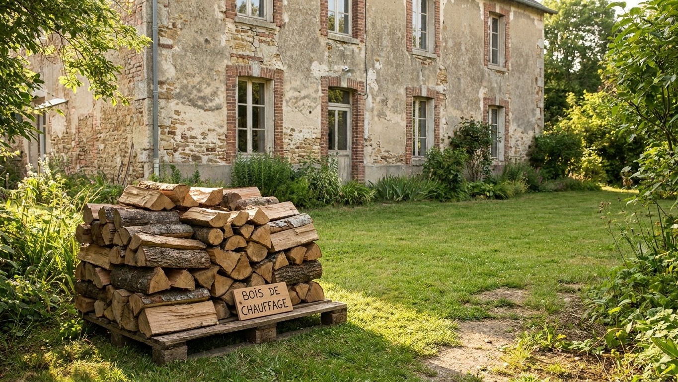 Fini le bois de chauffage empilé contre la façade : la distance à respecter avant l'hiver