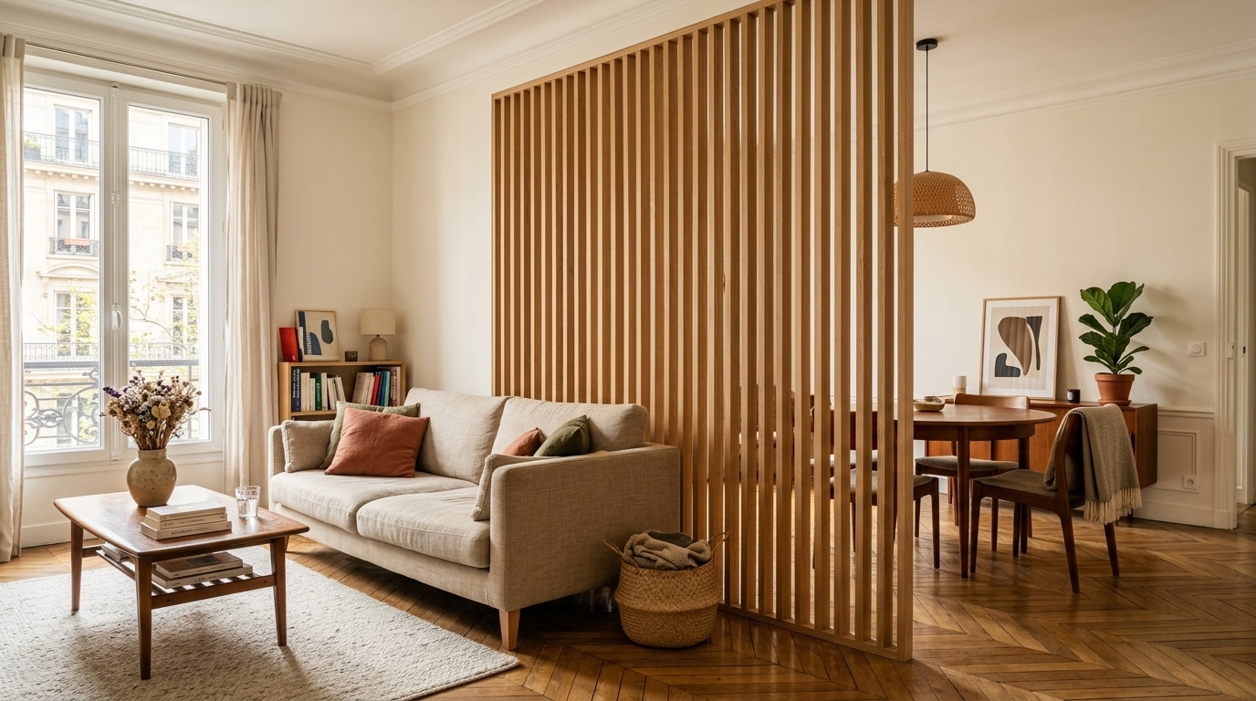 Fini Le Brise Vue En Toile Qui Se Dechire Ce Claustra En Chene A 89 E Chez Castorama Se Pose En Un Apres Midi Featured