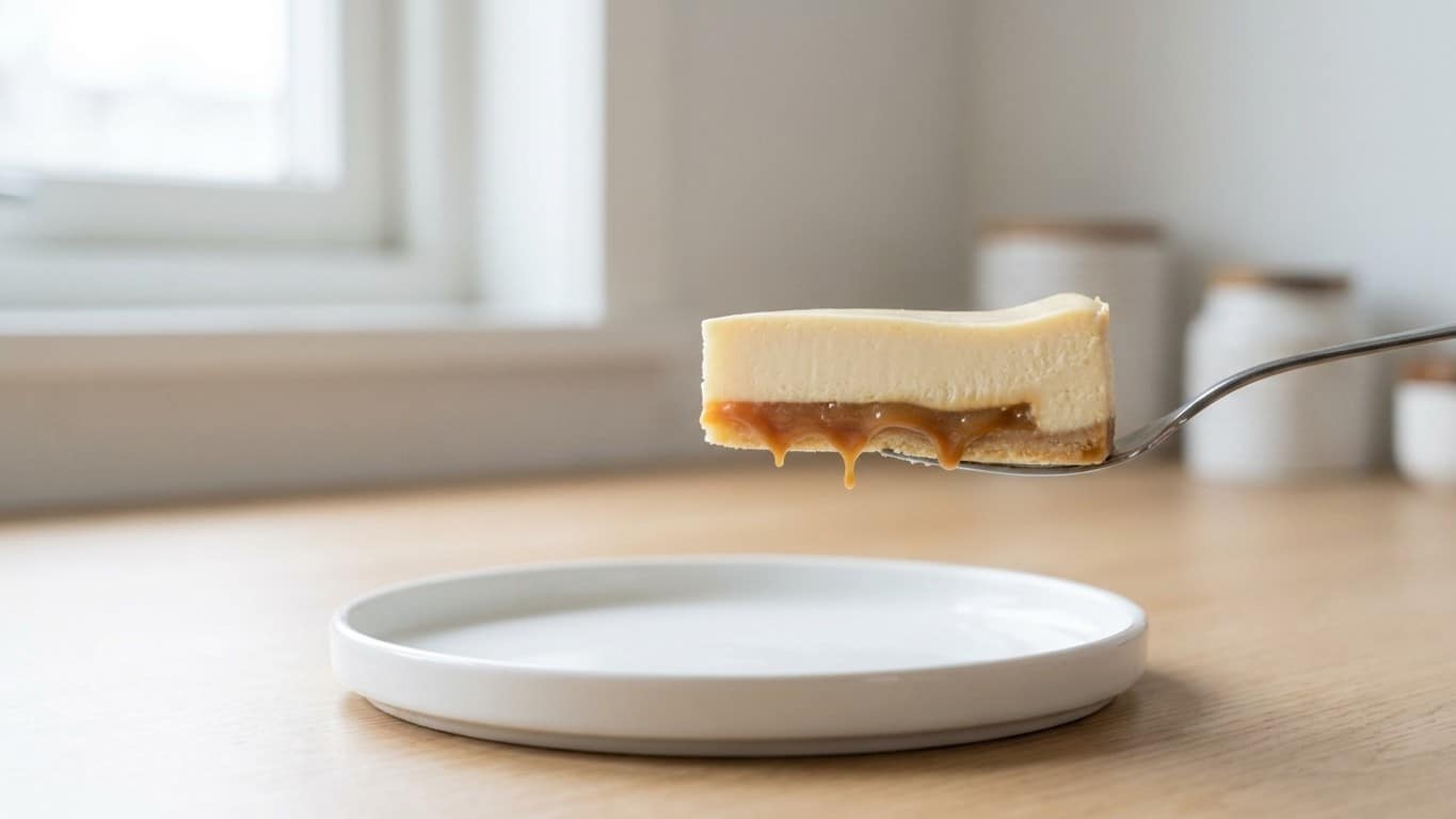 Fini le four pour le cheesecake : la garniture prend toute seule en 6 heures au frigo, à une seule condition