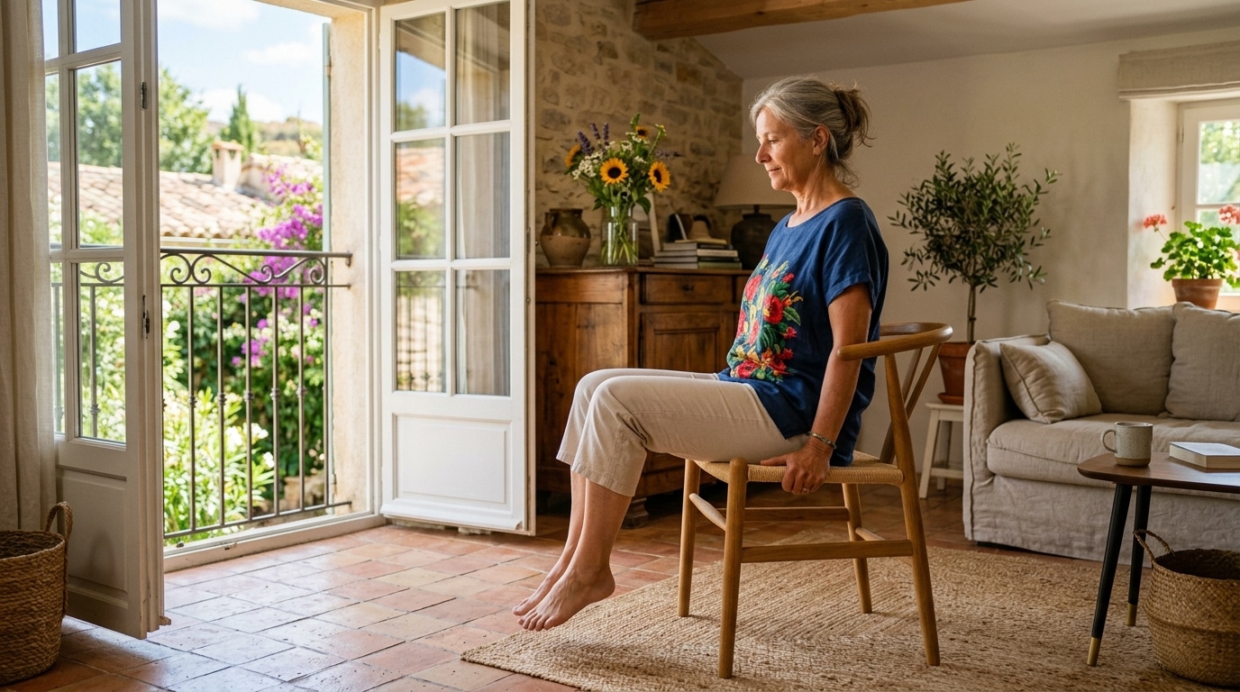 Fini Les Abdos Au Sol Qui Font Mal Au Dos Ces 3 Mouvements Se Font Assis Sur Une Chaise Featured