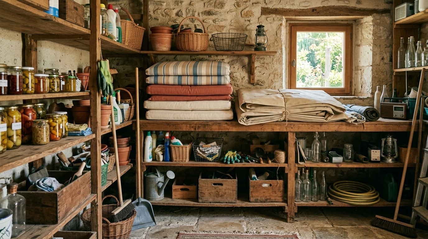 Fini Les Coussins De Terrasse Et Voiles Dombrage Remises A La Va Vite Fin Aout Lendroit Exact Ou Les Garder Jusquau Printemps Pour Eviter Les Traces Noires Featured