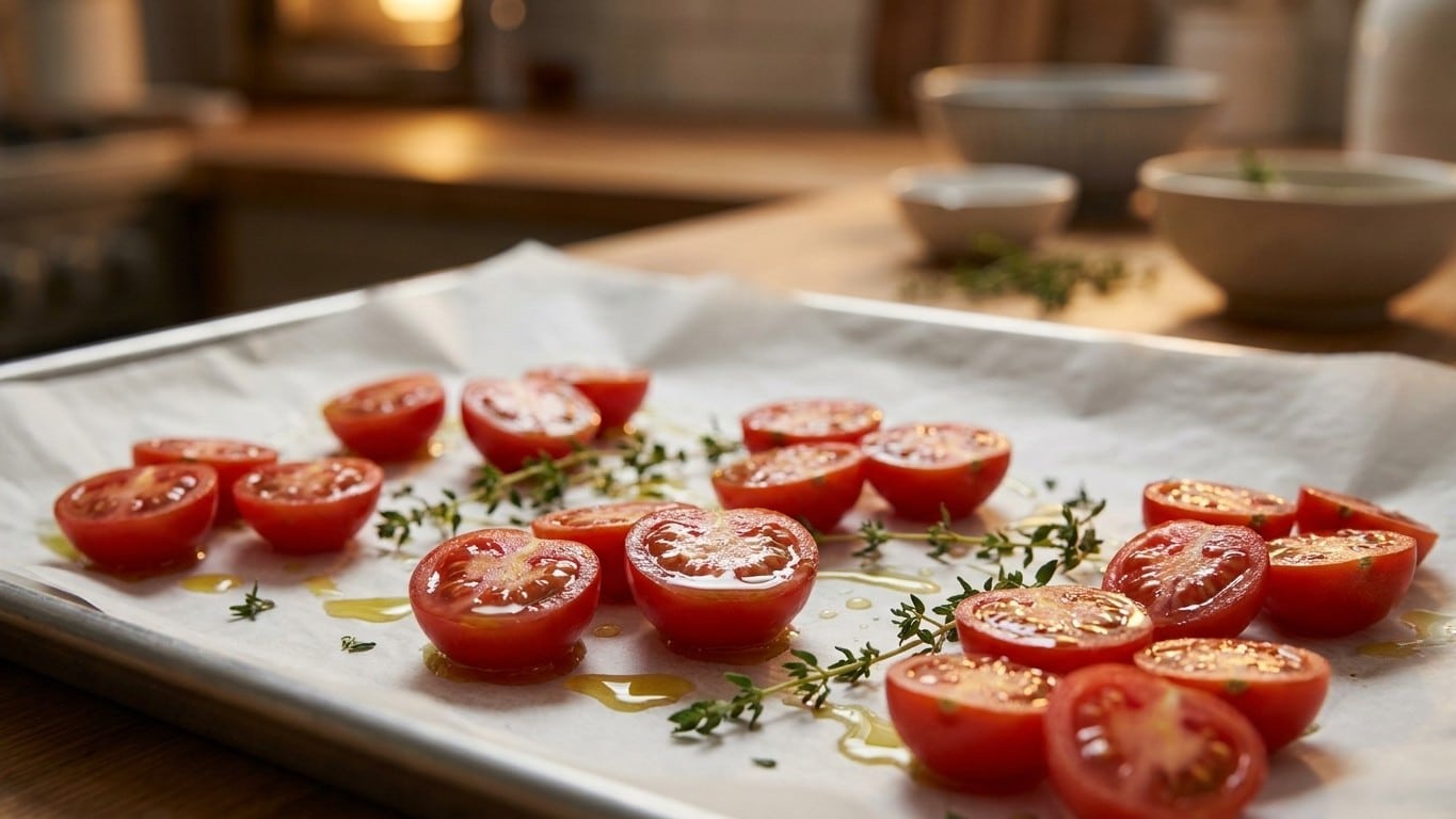 Fini les tomates cerises qui rendent toute leur eau à la cuisson : ce qui se joue quand le four reste à peine tiède