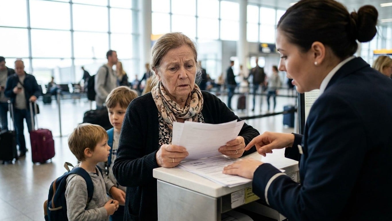 J'ai emmené mes petits-enfants en vacances comme chaque été : à l'enregistrement, on m'a demandé un papier que je n'avais ...