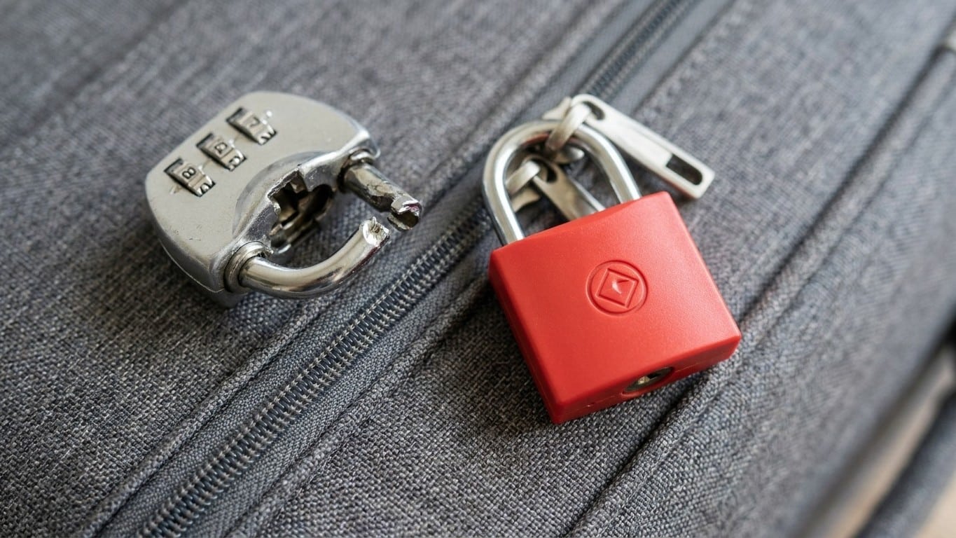 J'ai mis un cadenas à code sur ma valise avant de partir aux États-Unis : à l'arrivée, il ne restait qu'un collier en plas...
