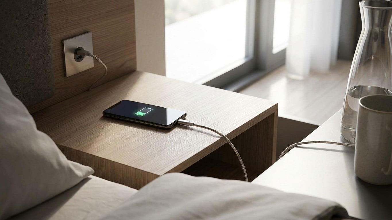 J'ai rechargé mon téléphone sur la prise USB de ma chambre d'hôtel pour ne pas chercher d'adaptateur : au réveil, il manqu...