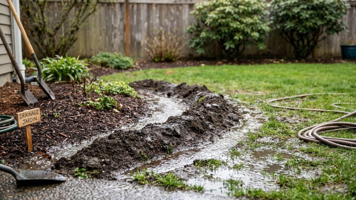 J'ai remonté la terre au fond de mon terrain pour stopper le ruissellement du voisin : après le premier gros orage, on m'a...