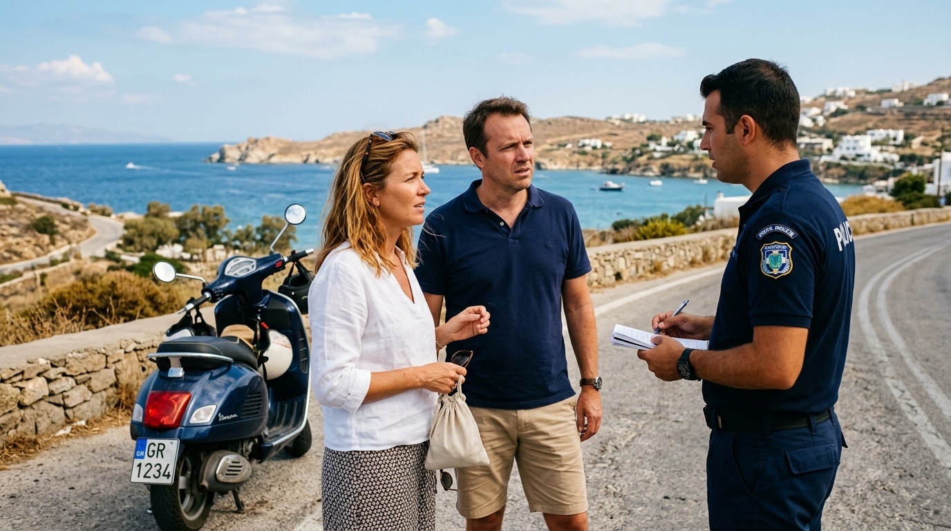 Jai Loue Un Scooter Pour Visiter Les Criques En Grece Au Premier Controle De Police On Ma Annonce Que Mon Permis Ne Valait Rien Featured