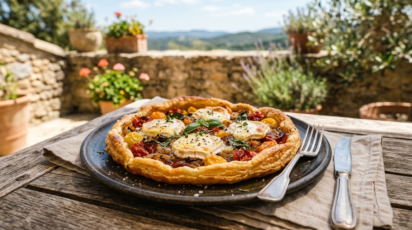 Jai Mis Du Rocamadour Sur Ma Tarte Aux Tomates Au Lieu De Le Mettre Sur Du Pain Depuis Plus Personne Ne Me Reclame De Quiche Featured