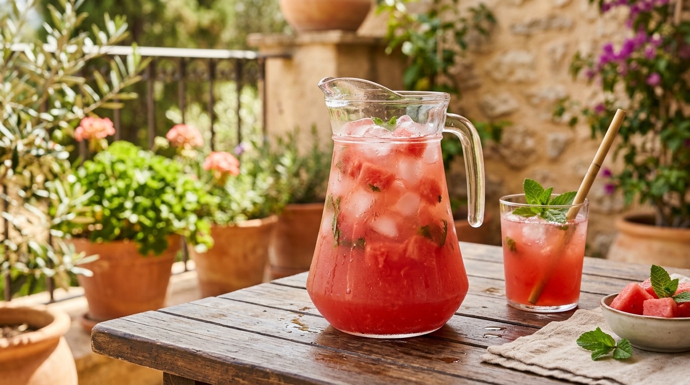 Jai Mixe De La Pasteque Dans Une Citronnade Bien Fraiche Depuis La Carafe Ne Tient Pas Une Heure Sur La Table Featured