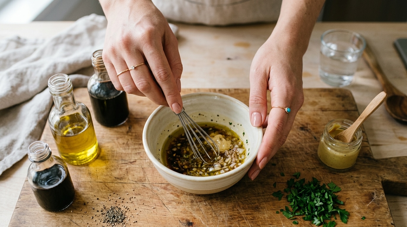 Jai Servi Une Salade Immangeable A Mes Petits Enfants Le Geste Qui Rattrape Une Vinaigrette Trop Acide Tient En Dix Secondes Featured