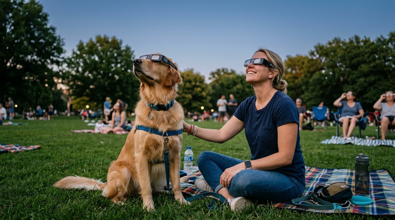 Je Croyais Quil Fallait Des Lunettes A Mon Chien Pour Leclipse Du 12 Aout Un Veterinaire Ma Montre La Vraie Precaution A Prendre Featured