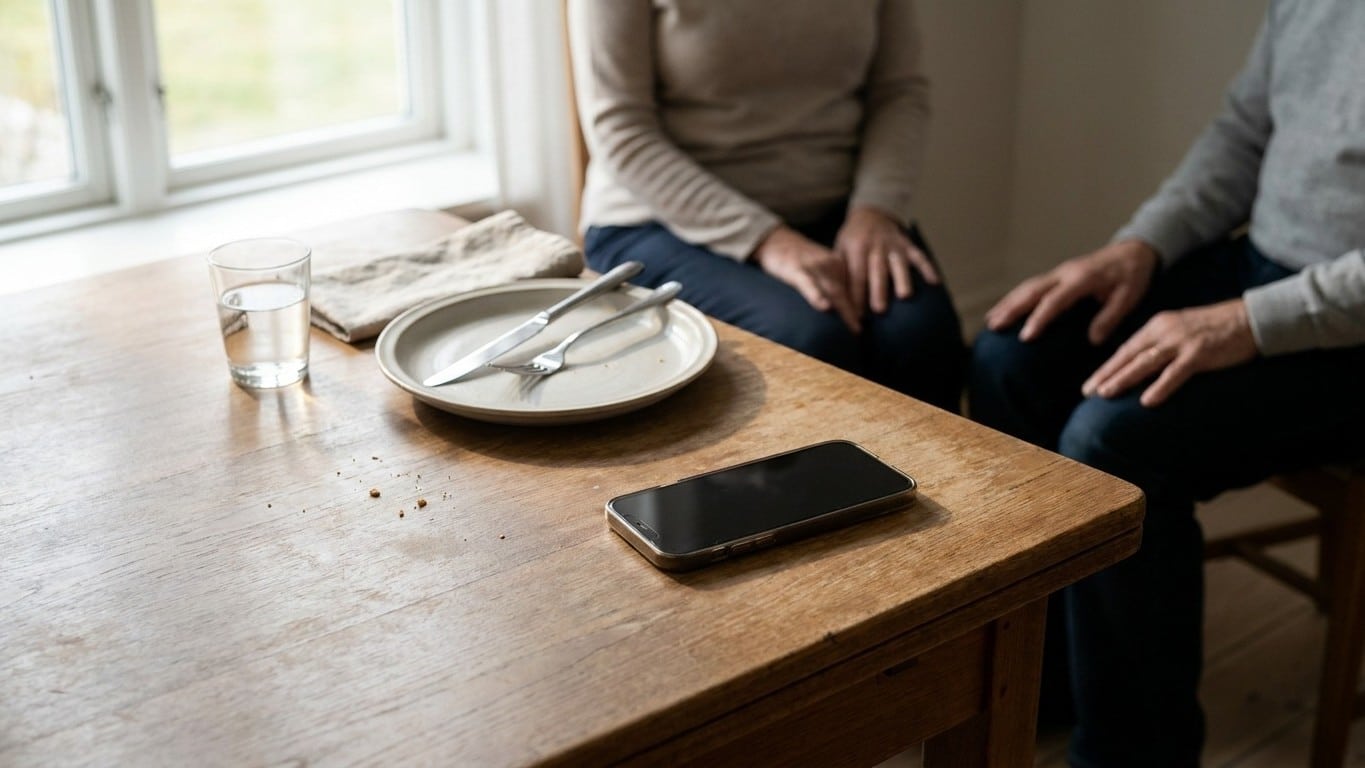 « Je le posais face cachée pour bien faire » : ce que mes proches ressentaient à table sans jamais me le dire