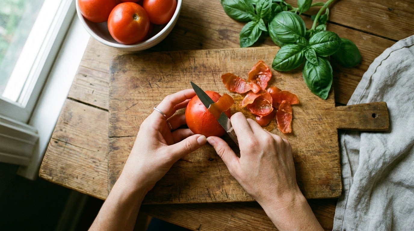 Je Massacrais Mes Tomates A Chaque Epluchage Depuis Des Annees Plus Depuis Quun Maraicher Ma Montre Le Bon Geste Featured