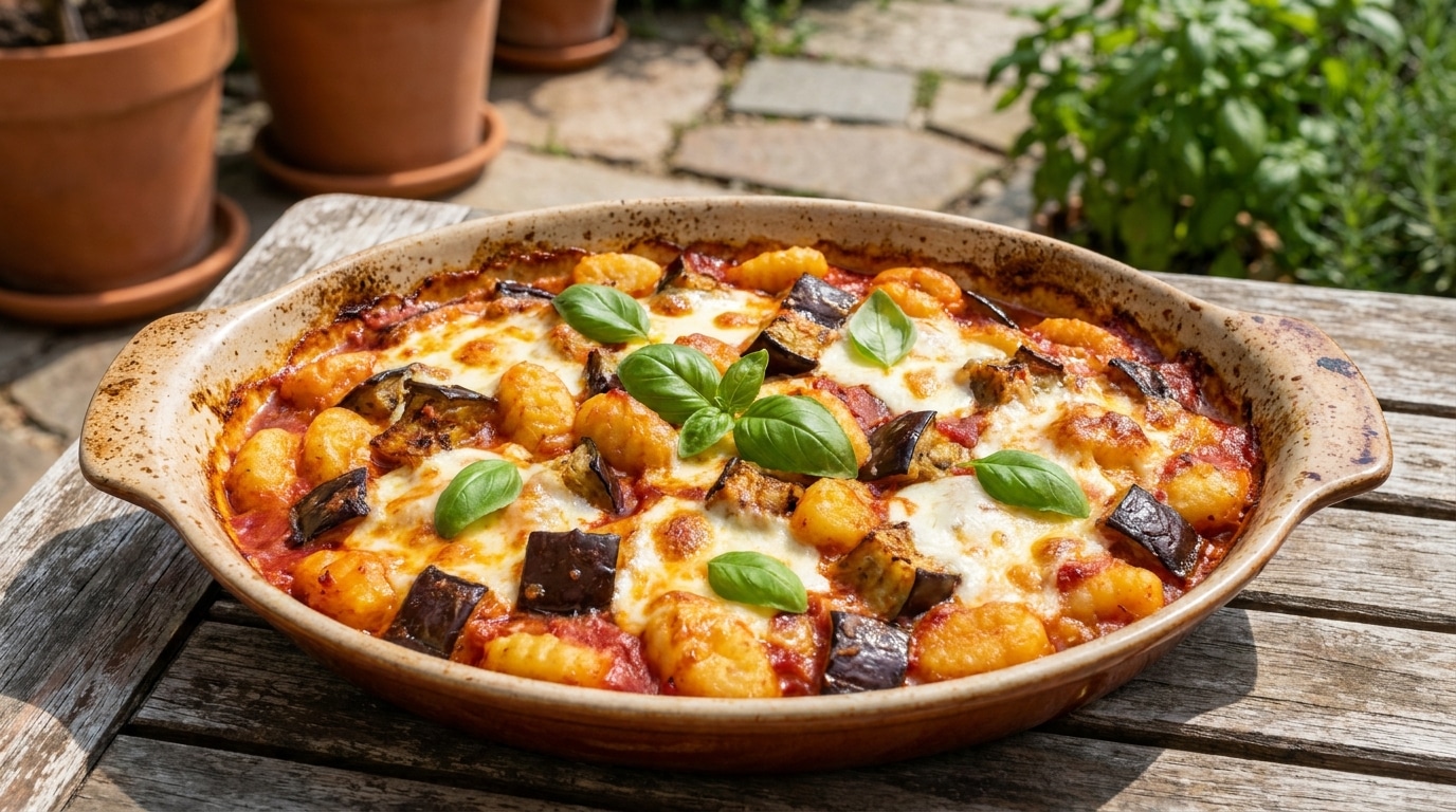 Je Ne Cuisine Plus Que Ca Quand Jai Du Monde A Table Les Gnocchis Gratines Aux Aubergines Devores A Toute Vitesse Featured