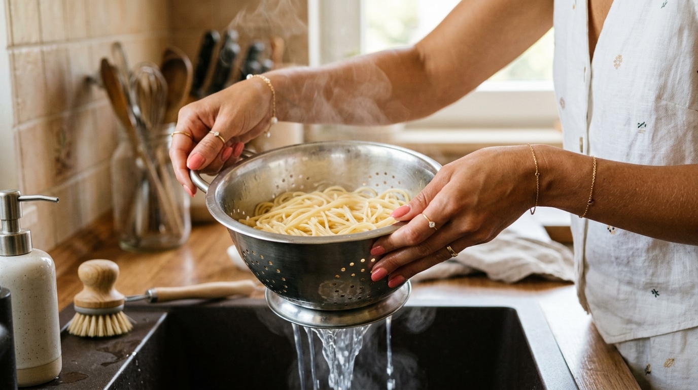 Je Pensais Bien Faire En Vidant Ma Casserole De Pates Dans Levier Ma Belle Mere Ma Montre Ce Quelle En Faisait Avant De La Jeter Featured
