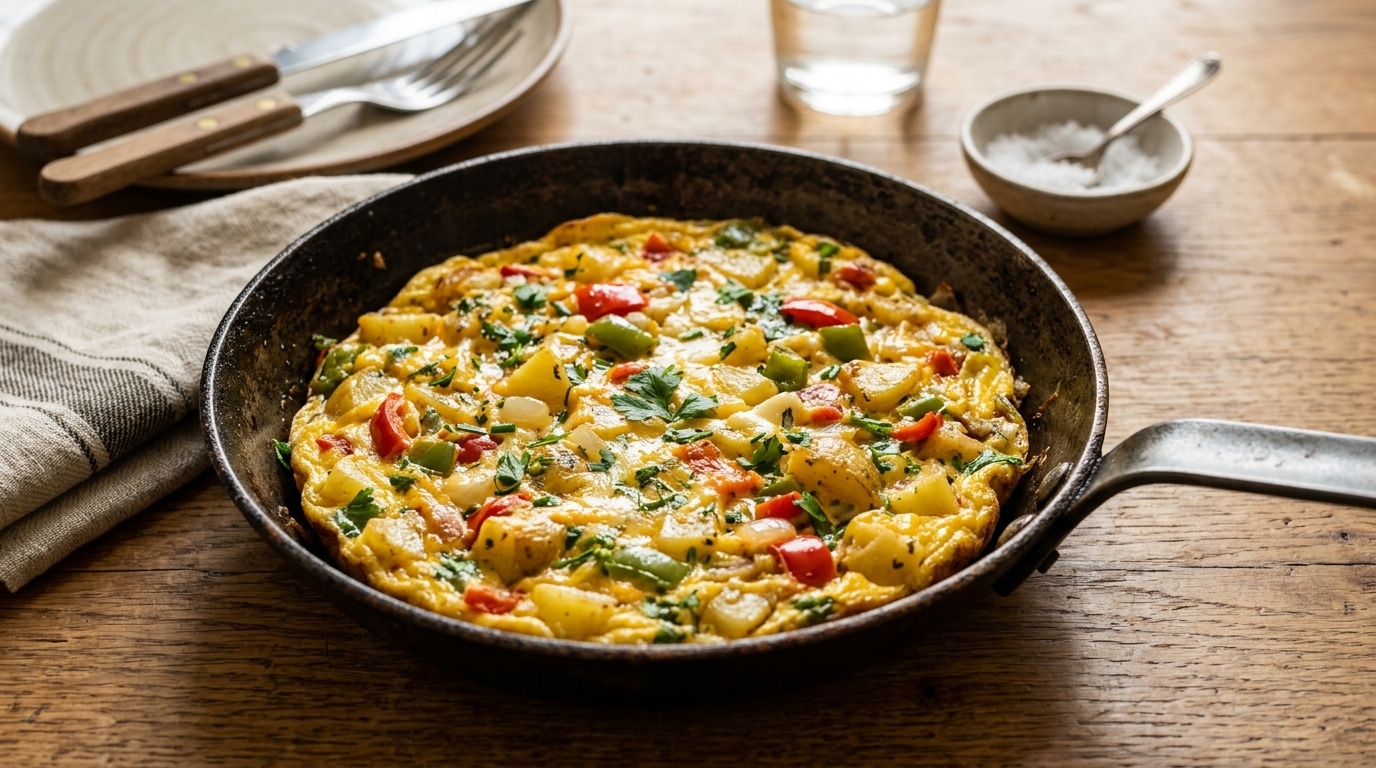 Je Pensais Quune Omelette Se Faisait Forcement Nature Depuis Que Jy Mets Des Poivrons Ma Famille Ne Veut Plus Que Celle La Featured