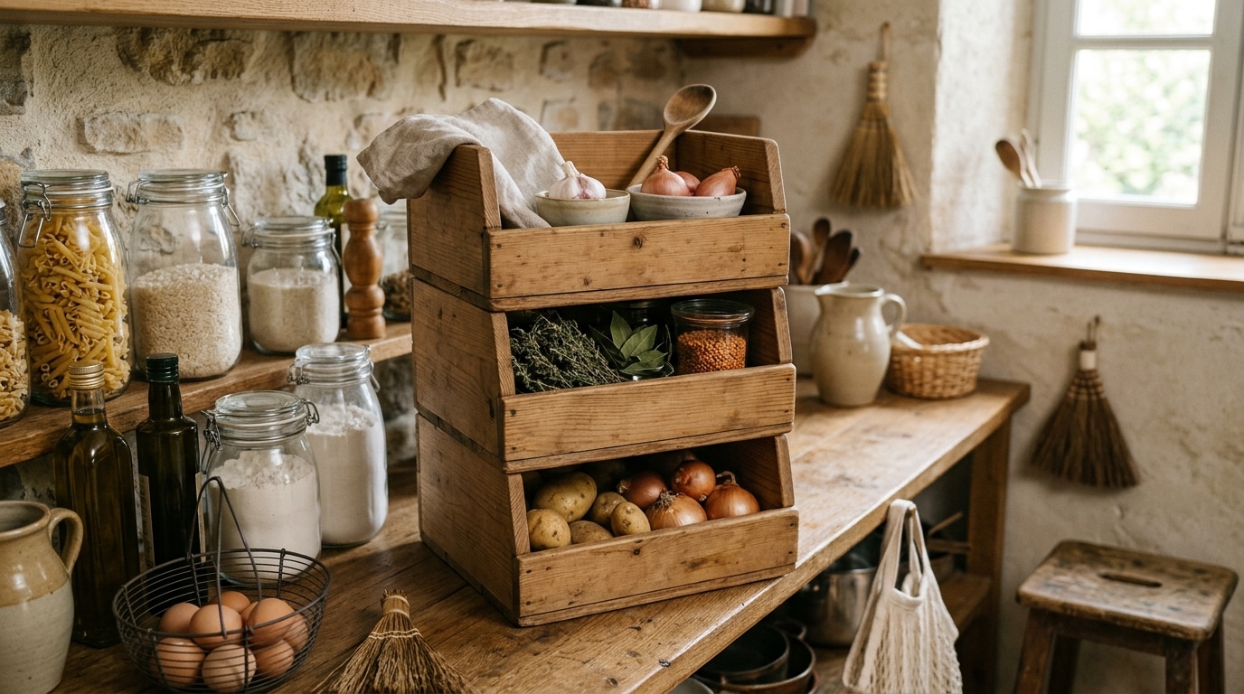 Les 3 Boites En Bois Empilables De Lidl A Moins De 35 E Qui Passent Du Garde Manger Au Garage Featured
