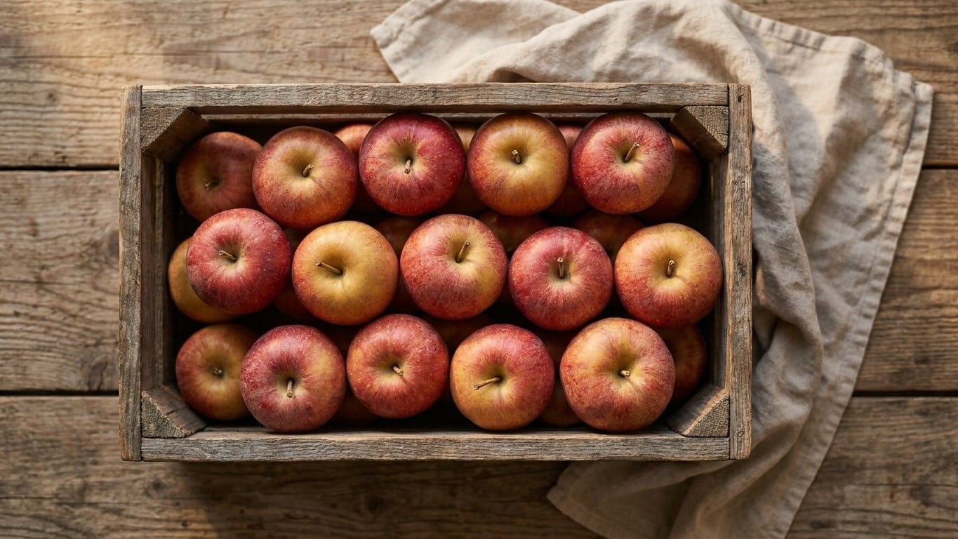 Les anciens ne ramassaient jamais toutes leurs pommes le même jour : ils savaient ce qui arrivait au cageot avant Noël