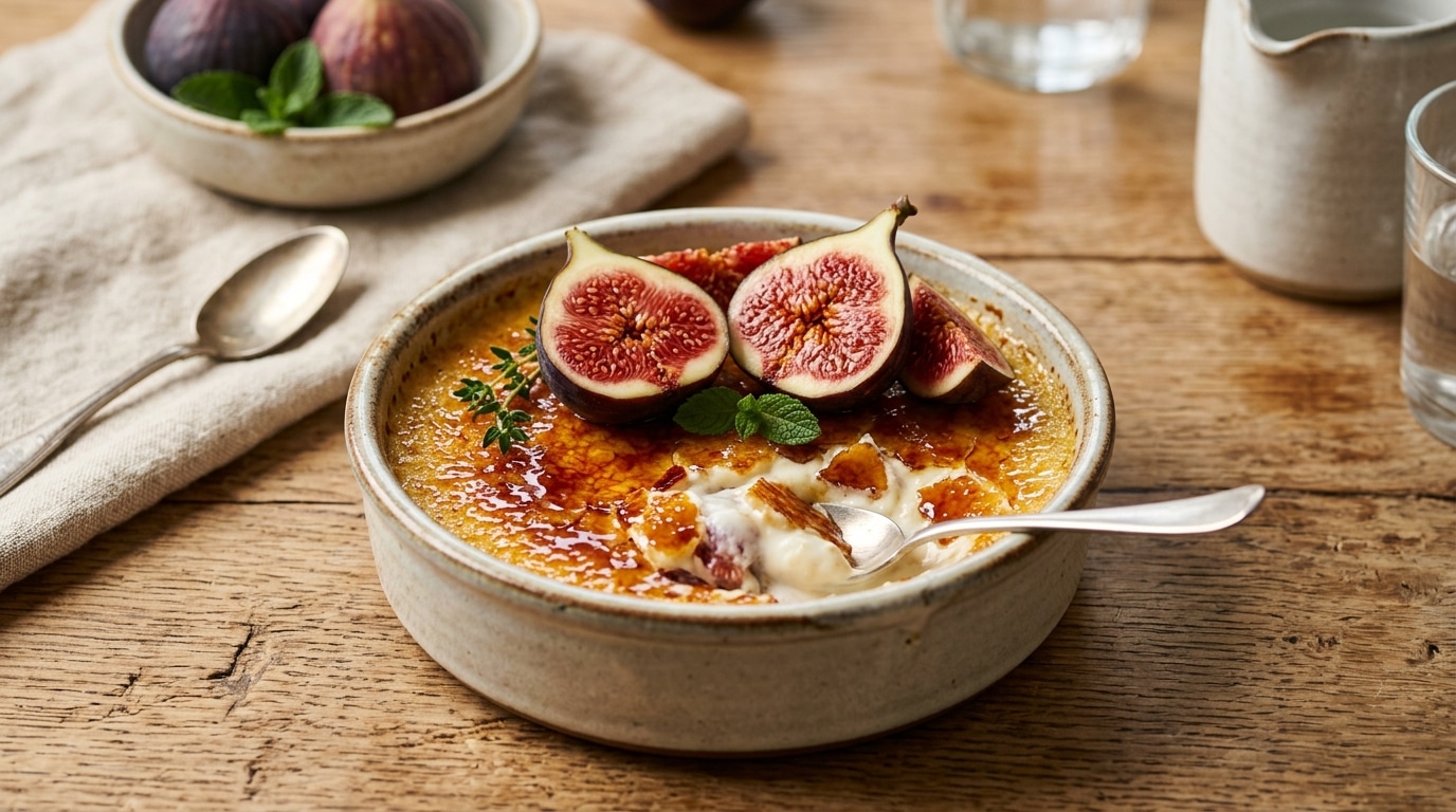 Ma Fille A Fait Une Creme Brulee Sans Allumer Le Four Ni Casser Un Oeuf Cetait Du Yaourt Et Des Figues Et Je Ny Ai Vu Que Du Feu Featured