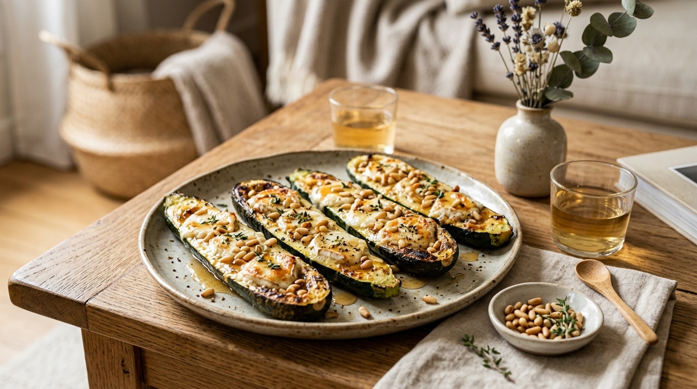 Ma Fille Est Arrivee A Lapero Avec De La Courgette Snackee Au Chevre Miel Je Naurais Jamais Pense Servir Ca Featured