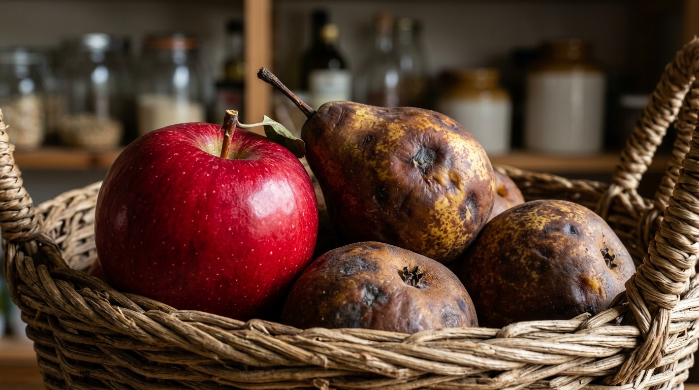 Une Pomme Oubliee Pres De Vos Poires Declenche Un Phenomene Invisible Qui Gache Tout Votre Panier Featured