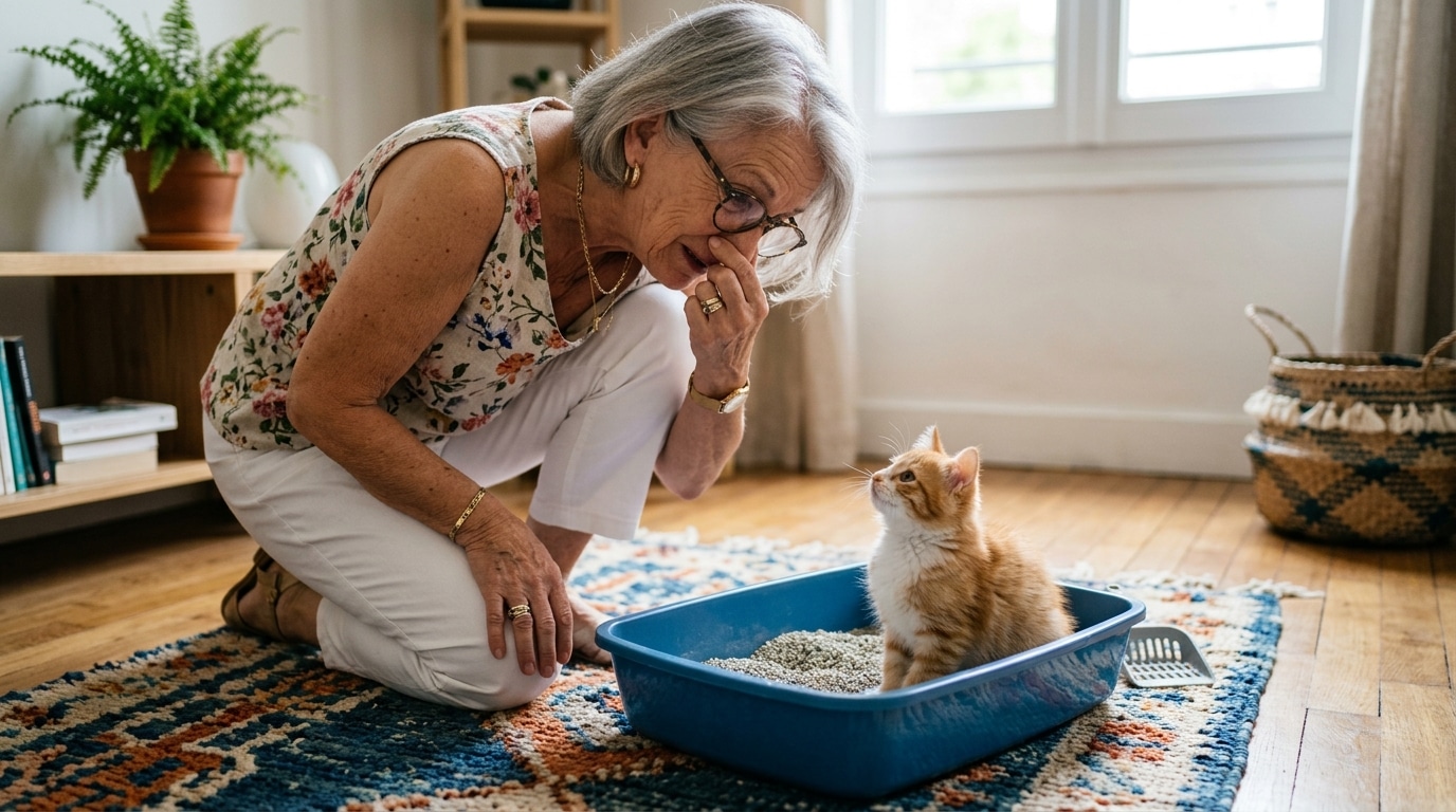 Vous Nettoyez La Litiere Chaque Jour Et Lodeur Revient Toujours Les Veterinaires Regardent Ce Quil Y A En Dessous Featured