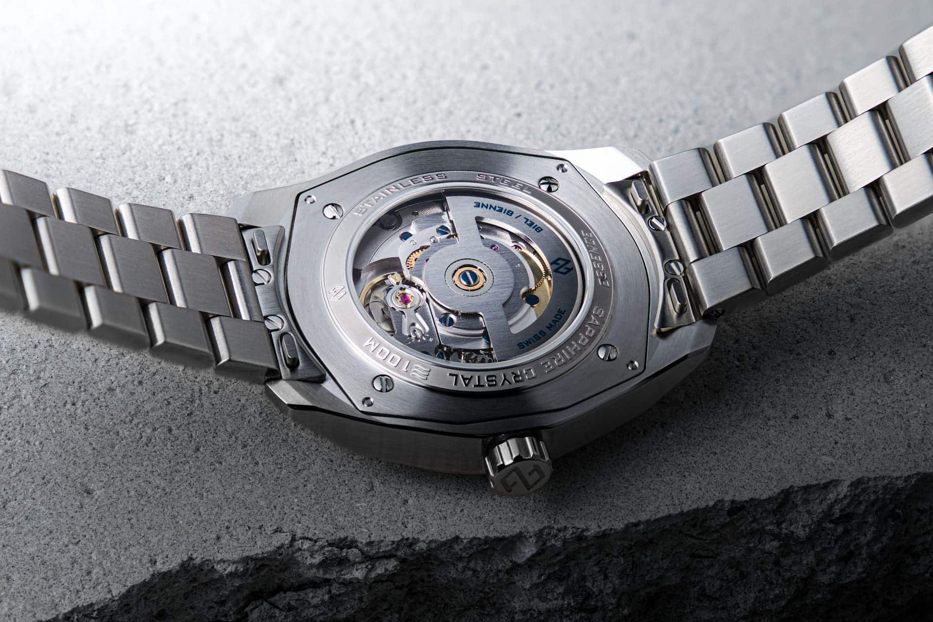 Formex Essence 39 Mm Automatic Cosc Case Back Shot