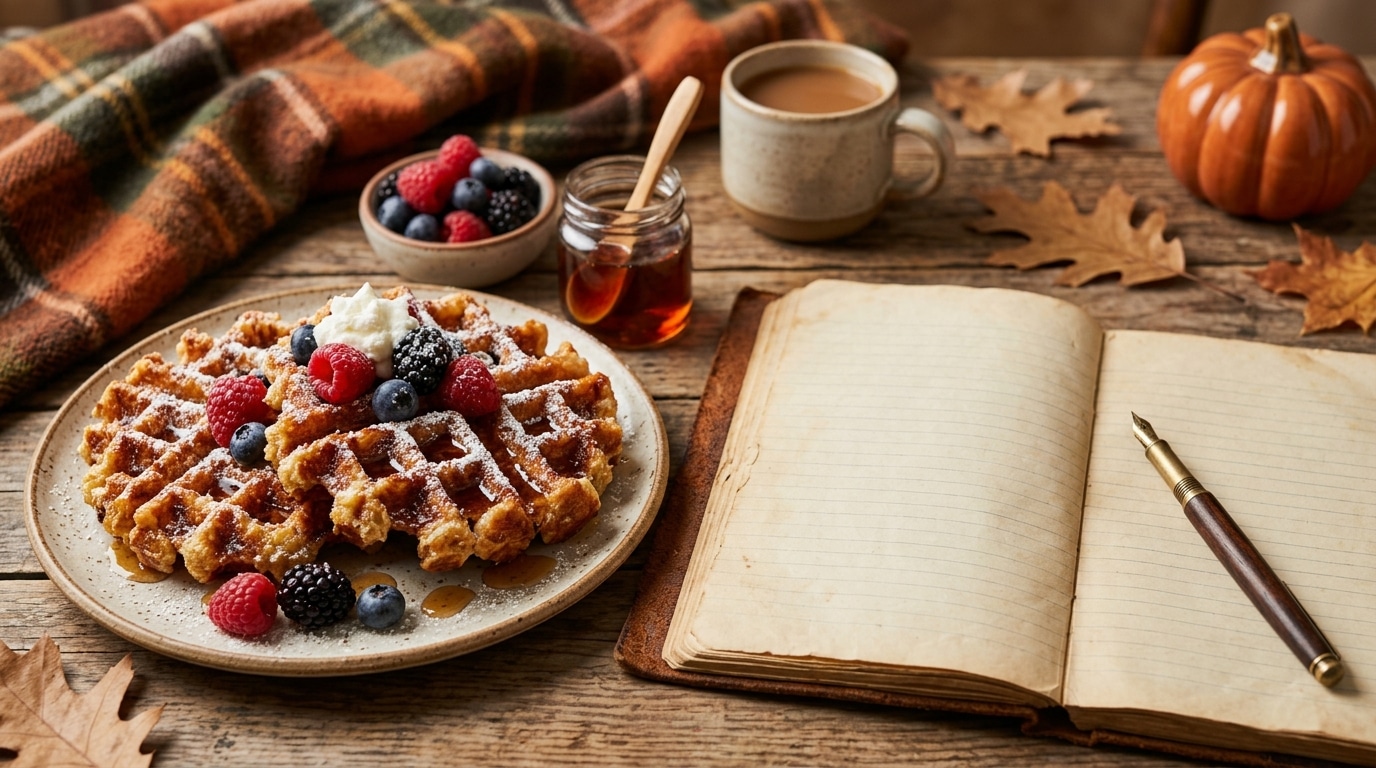 Cachee Dans Un Vieux Carnet Cette Recette De Gaufres De Fete Foraine Bien Croustillantes Va Enchanter Tous Vos Gouters Featured