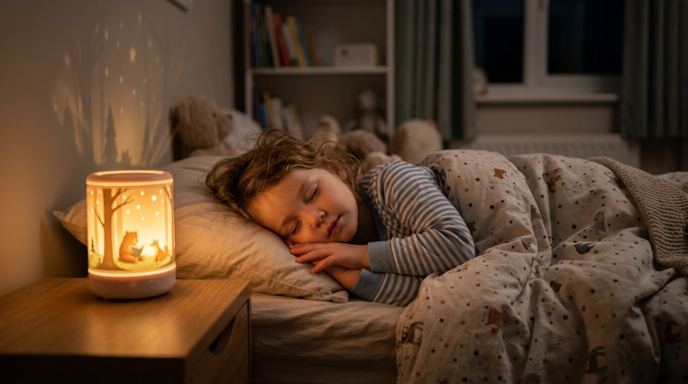 Cette Boite A Histoires Posee Sur La Table De Nuit Remplace Lecran Du Soir Et Elle Projette Autre Chose Que De La Lumiere Featured