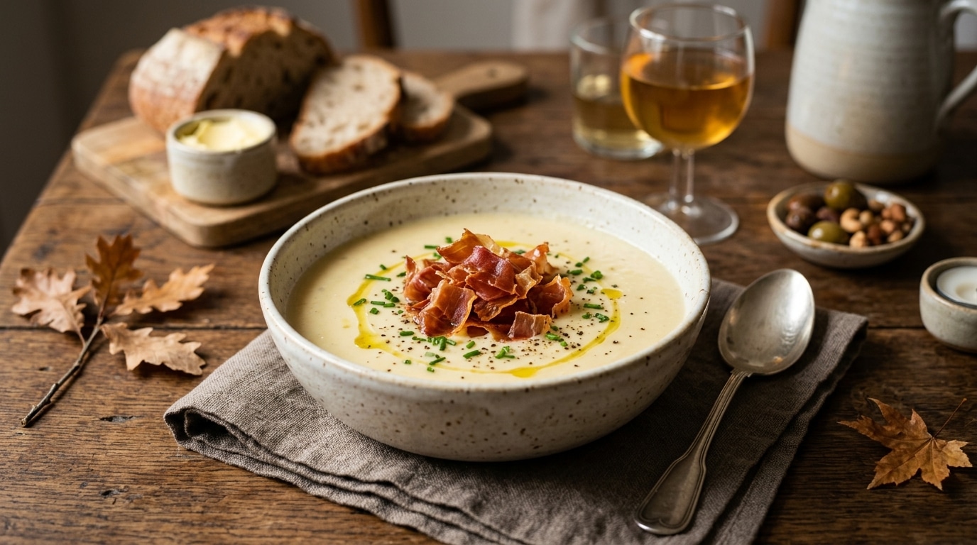 Cette Creme De Panais Au Jambon Sec Croustillant Coute Moins D1 E Par Personne Et Fait De Lombre Aux Planches Apero A 15 E Featured