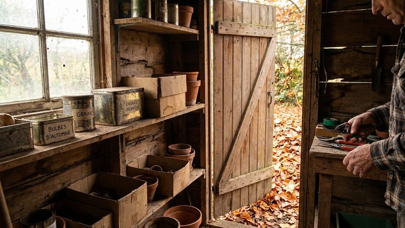 Cette manière très courante de ranger ses bulbes et ses graines dans l'abri de jardin les livre aux rongeurs qui cherchent...