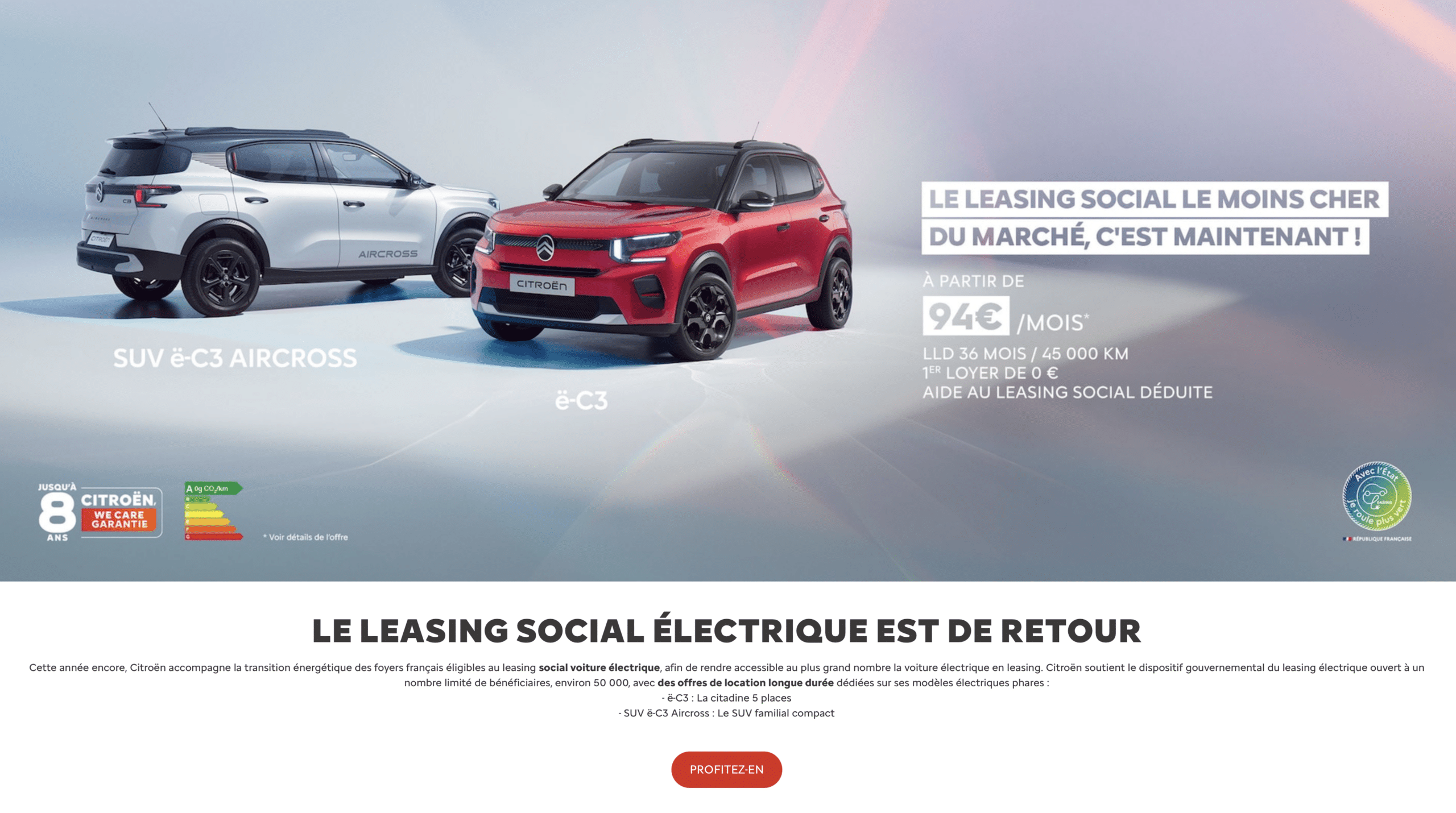 Citroen Leasing Social