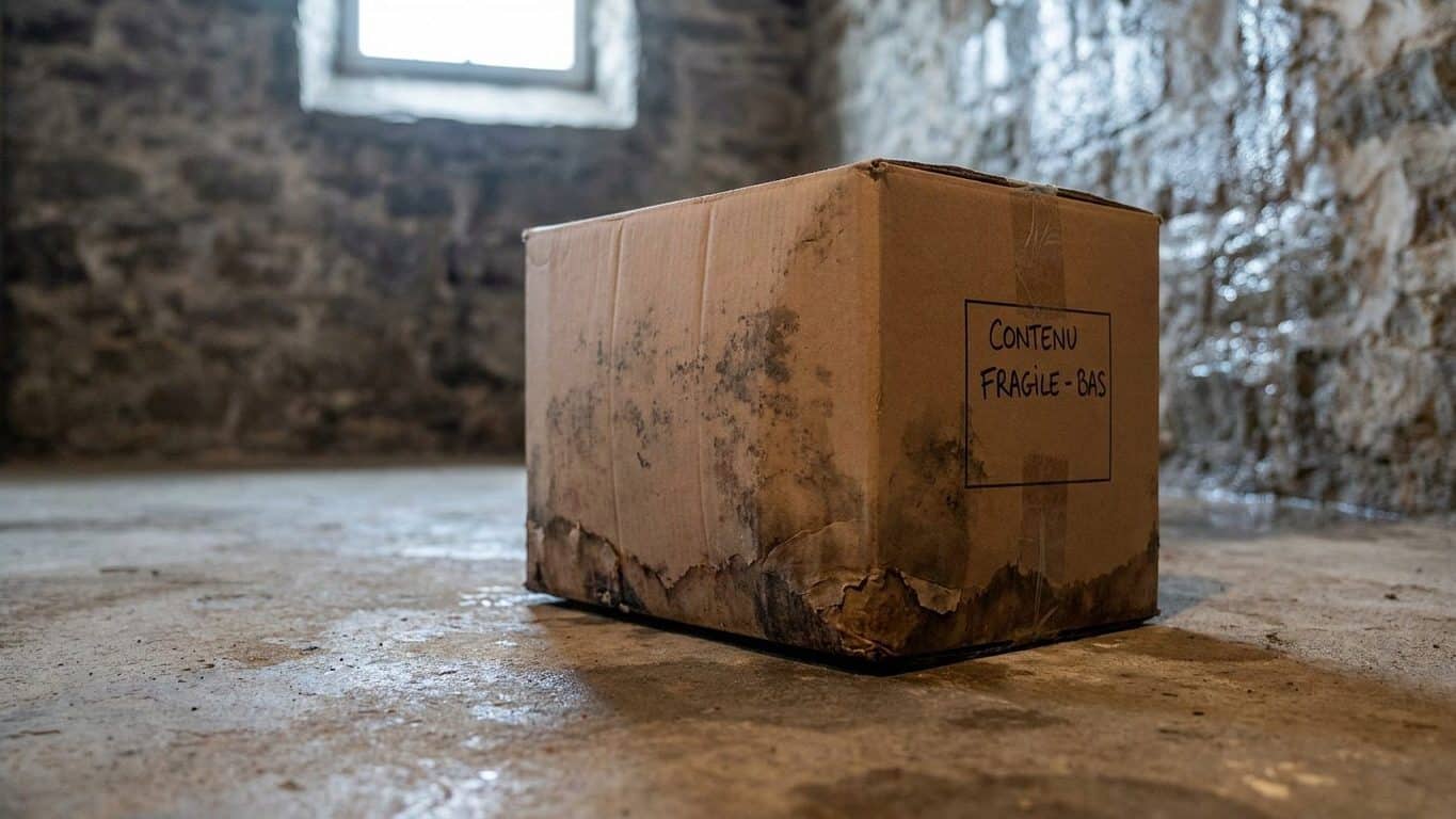 Contre le mur de la cave, posés à même le sol depuis le printemps, des cartons abritent quelque chose que personne n'a jam...
