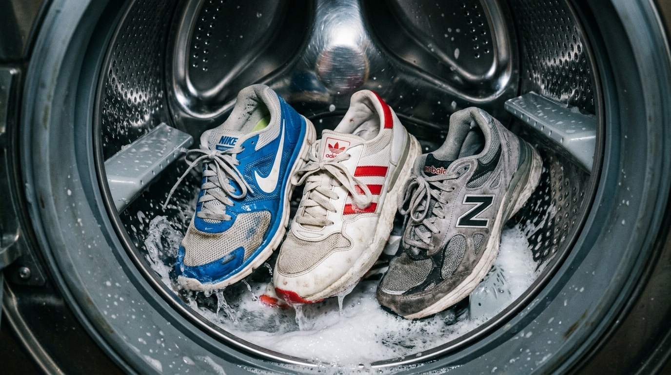 Des Semelles Blanches Comme Au Premier Jour Le Programme Du Lave Linge A Choisir Avant Daller Racheter Des Baskets Featured