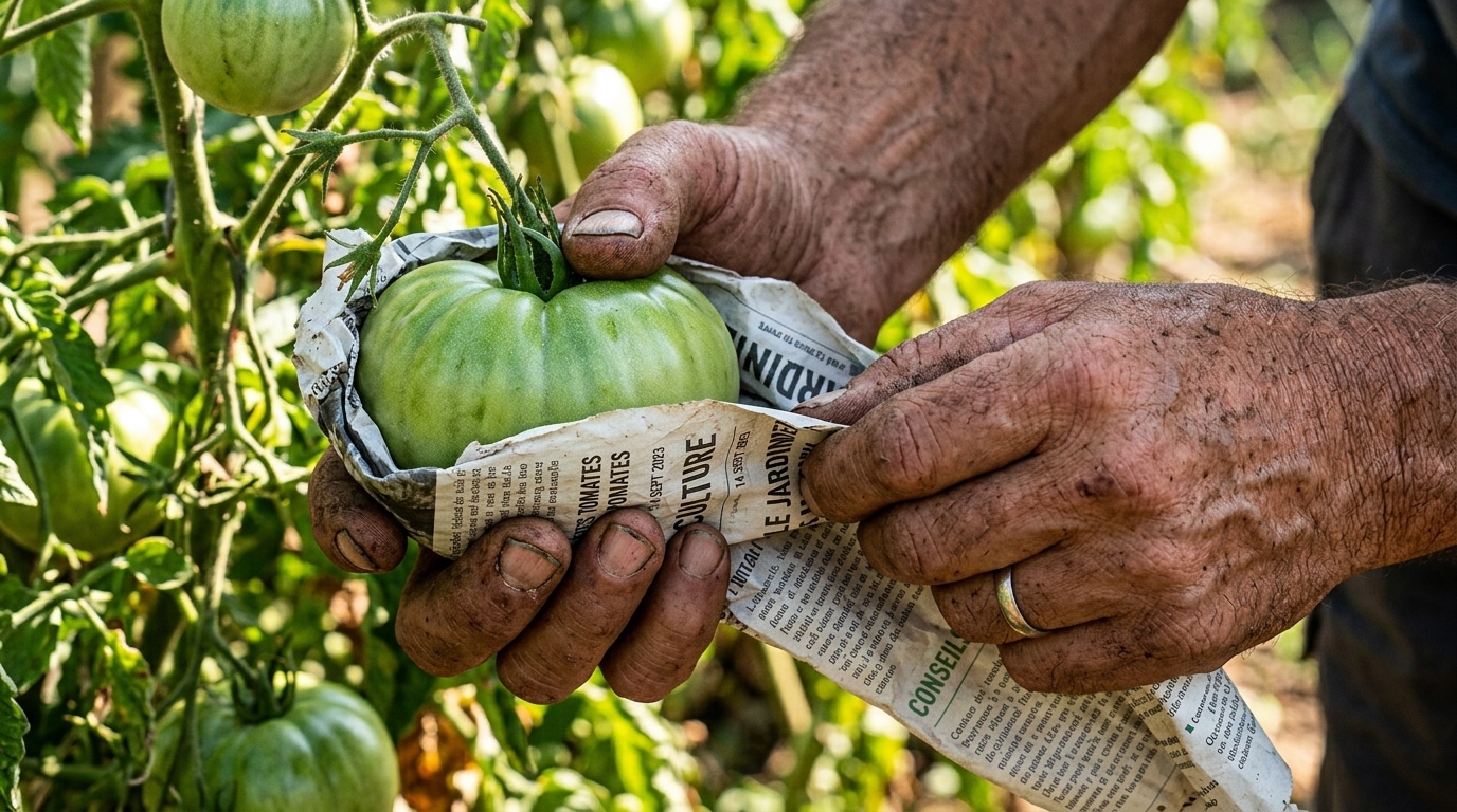 Du Papier Journal Peut Il Vraiment Sauver Vos Dernieres Tomates Vertes On A Fait Le Test Pour Vous Featured