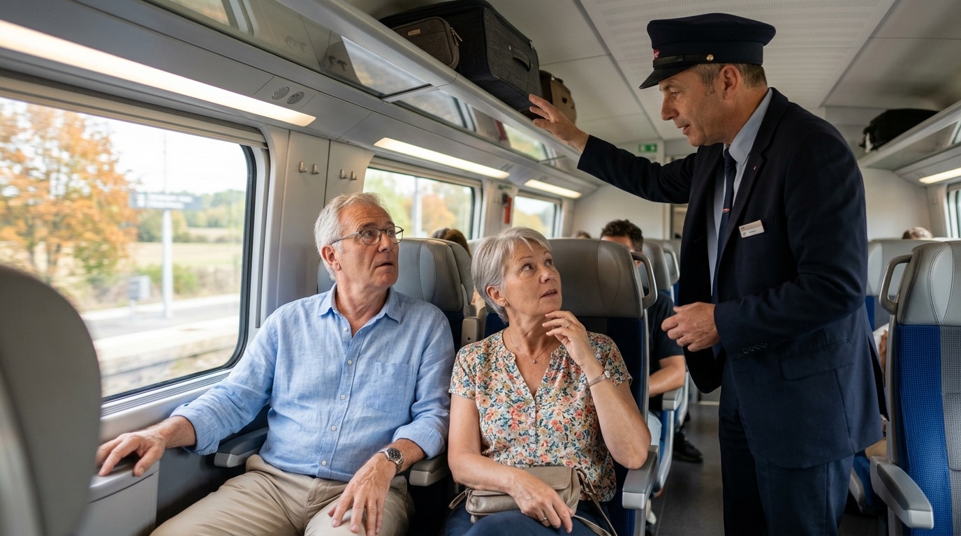 Elle Pose Sa Valise Dans Le Tgv Comme Toujours Le Controleur Lui Reclame 50 Euros Pour Une Raison Ridicule Featured