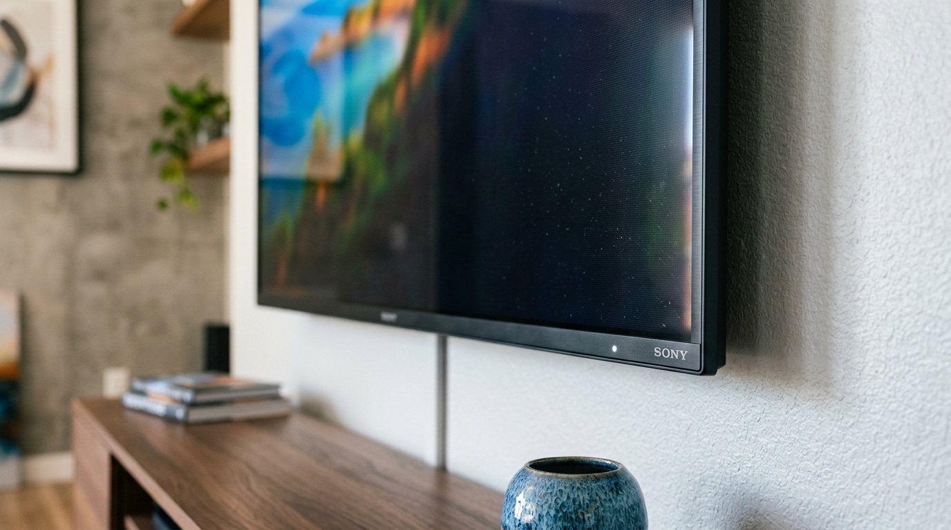 Fini Le Meuble Tv Pose Seul Contre Le Grand Mur Du Salon Ce Que Les Decorateurs Ajoutent Autour Ne Coute Presque Rien Featured