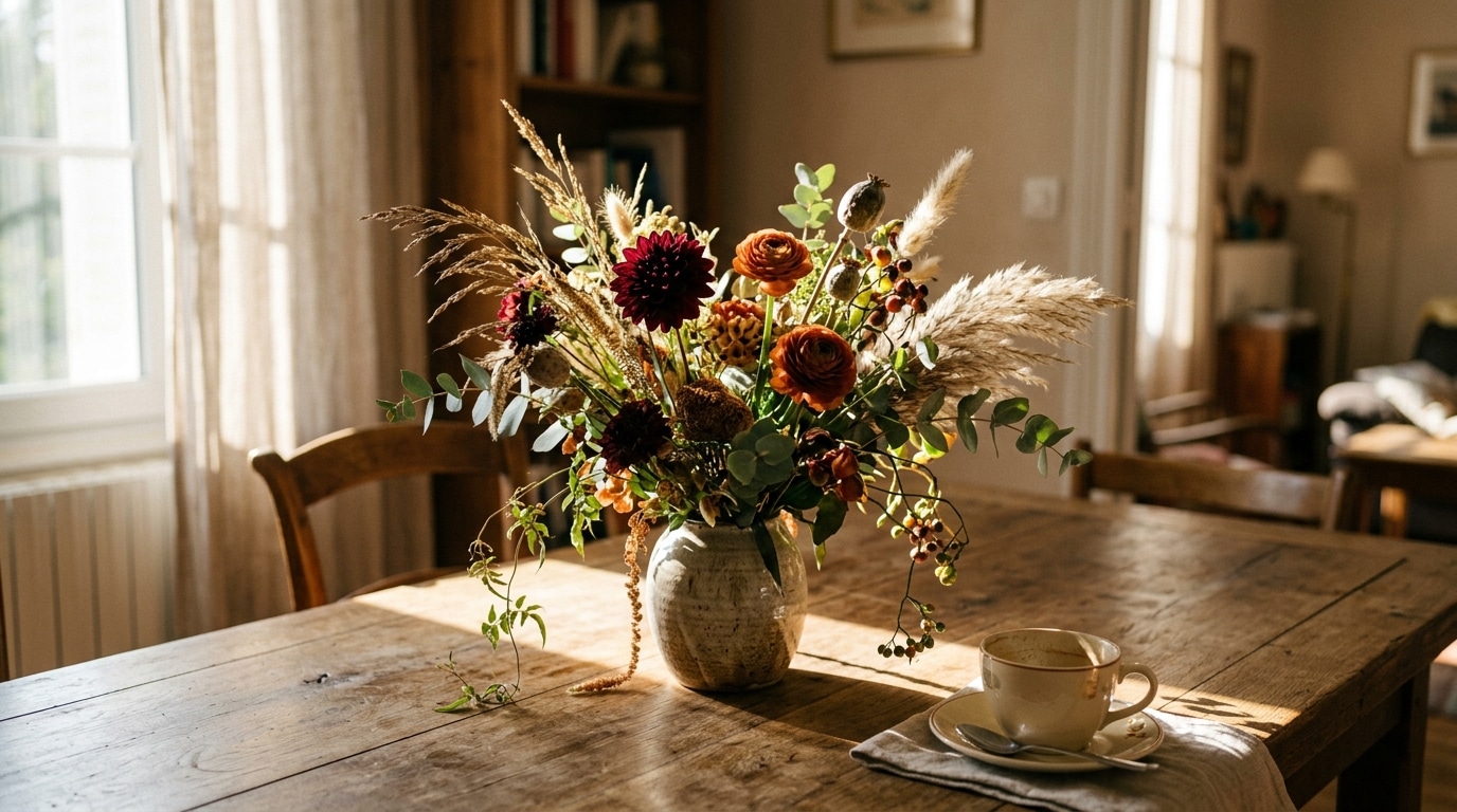 Fini Le Vase Sur La Table Ce Que Les Fleuristes Composent En 2026 Avec Les Fleurs Dautomne Featured