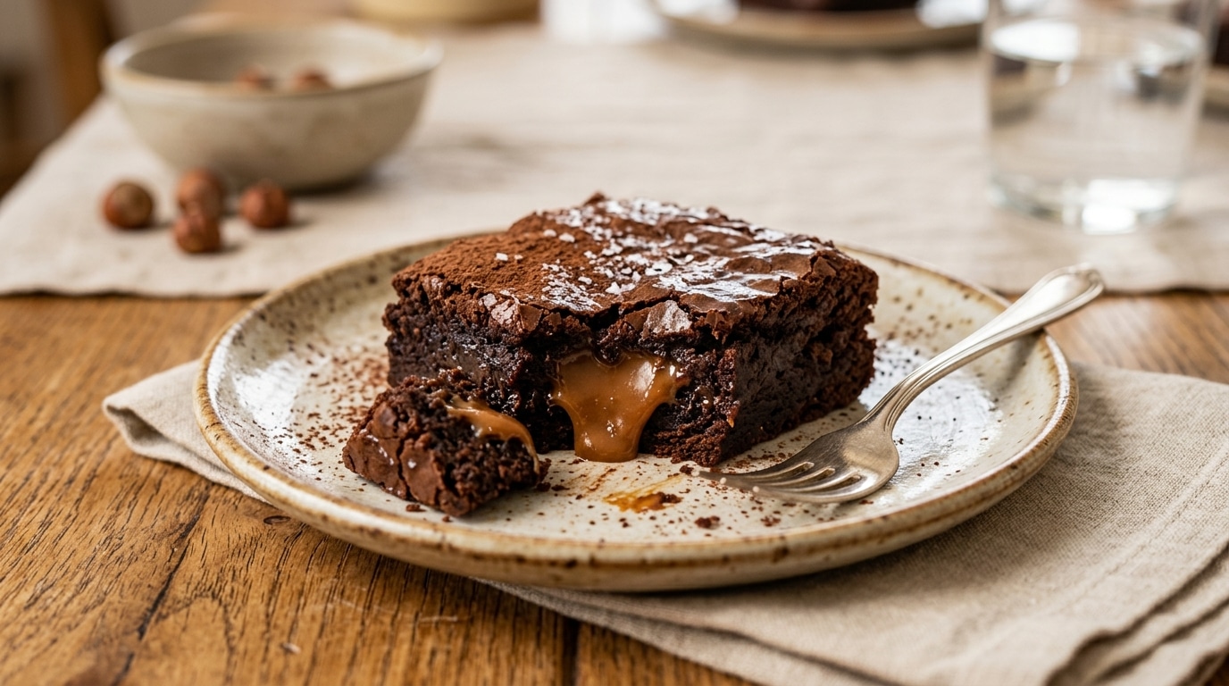 Fini Les Gateaux Au Chocolat Trop Secs Cette Version Sans Farine Avec Un Coeur Coulant De Confiture De Lait Met Tout Le Monde Daccord Featured