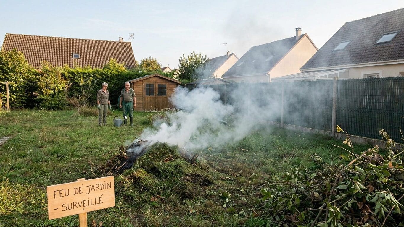 Il a brûlé ses tontes au fond du jardin un dimanche de septembre juste pour éviter la déchetterie : 3 semaines plus tard, ...