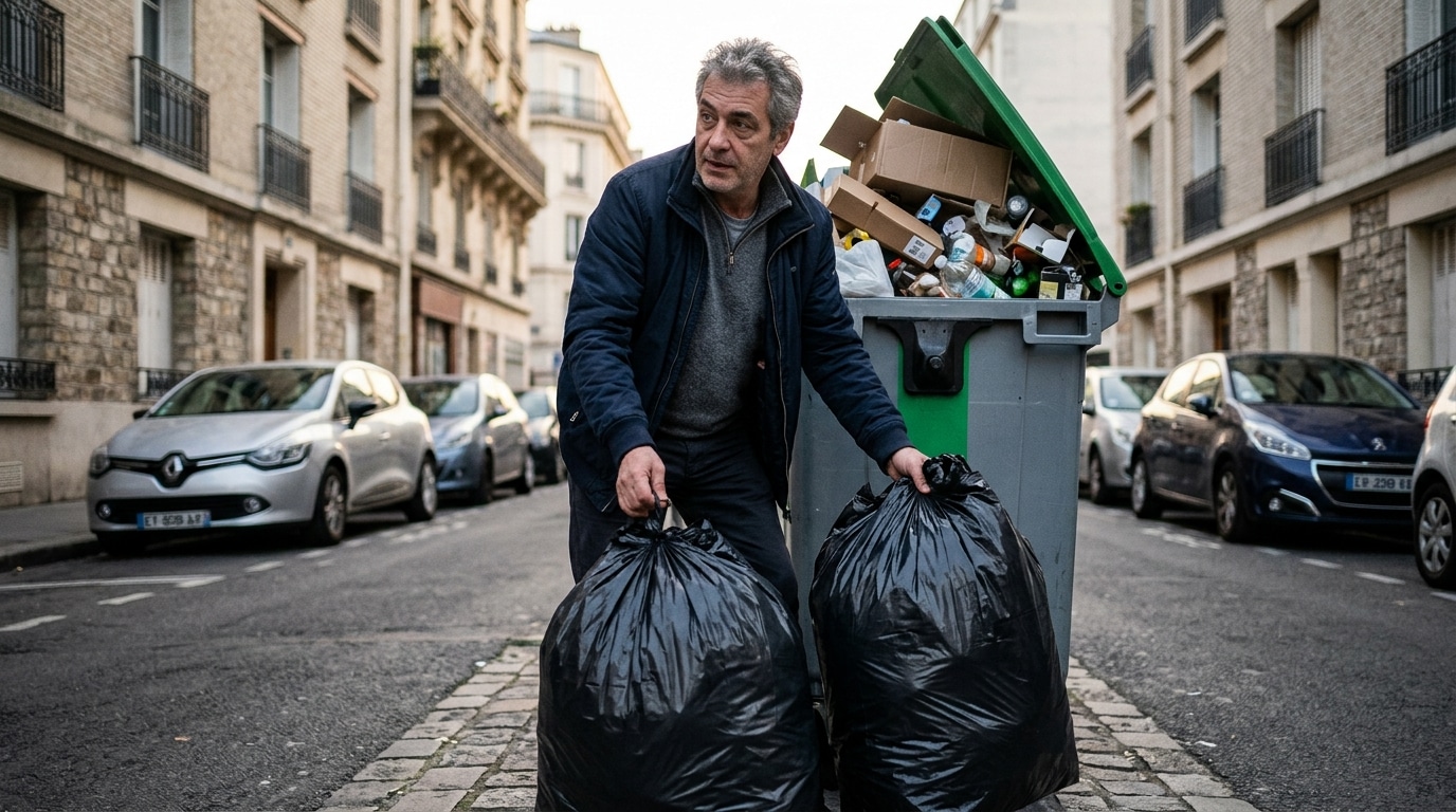 Il A Pose Deux Sacs Au Pied Dun Conteneur Deja Plein Lamende Quil A Recue Des Mois Plus Tard Depasse Le Prix De Sa Cuisine Featured