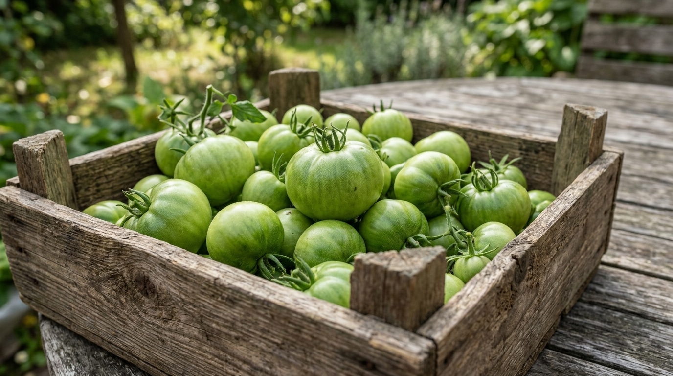 Il Reste Dix Jours Pour Faire Murir Vos Tomates Vertes Et Tout Se Joue Dans Le Cageot Featured